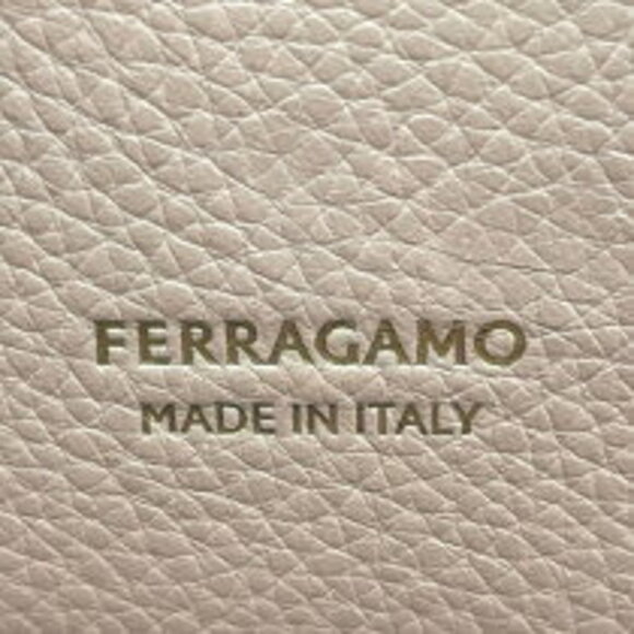 Salvatore Ferragamo Studio Bag Beige Brown Leather Shoulder - Picture 6 of 11